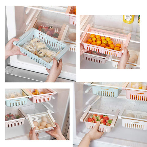 Organizador de Geladeira Universal – Organize Frutas, Legumes e Verduras