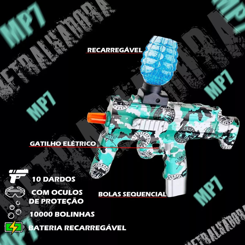 OrbiGel Mp7 Automática + (23.000 bolinhas de brinde)