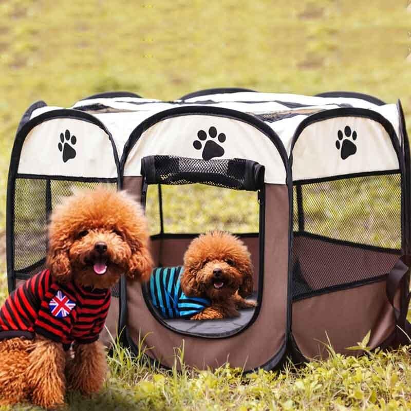 Tenda/Cercadinho Para Animais Portátil Dobrável