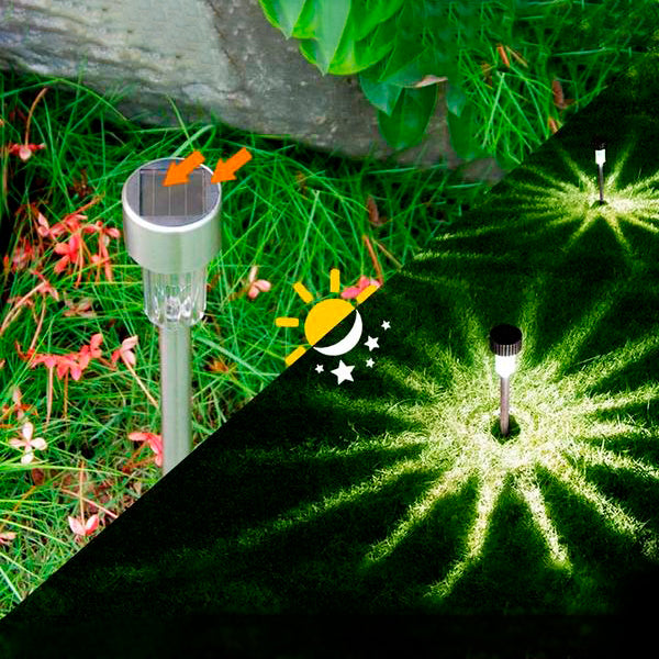 Luz LED Solar Inteligente – GardenLight™