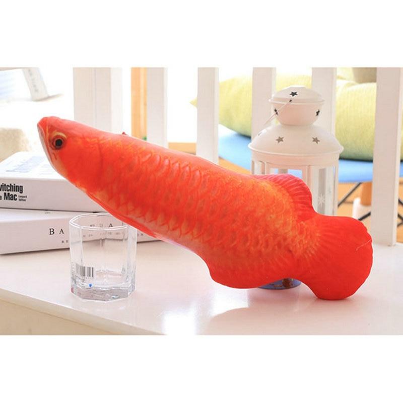 Peixe de Pelúcia 3D para Gatos