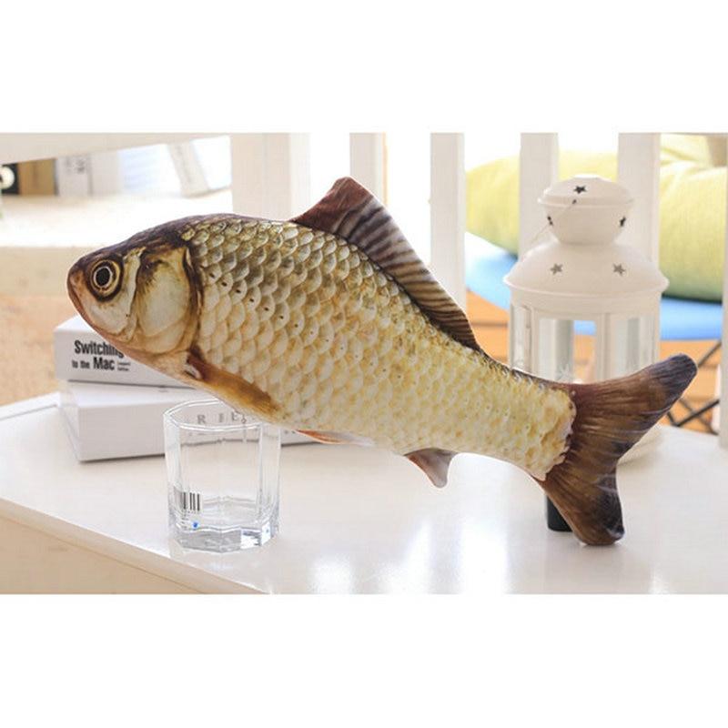 Peixe de Pelúcia 3D para Gatos