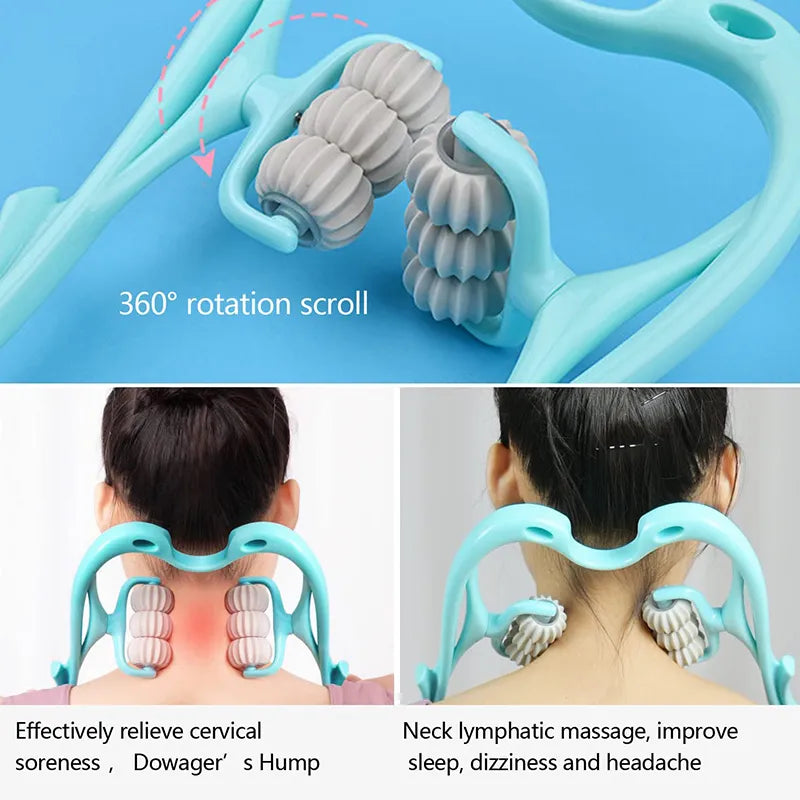 Healty Neck 4 em 1 Massageador de Pescoço Relaxamento Profundo