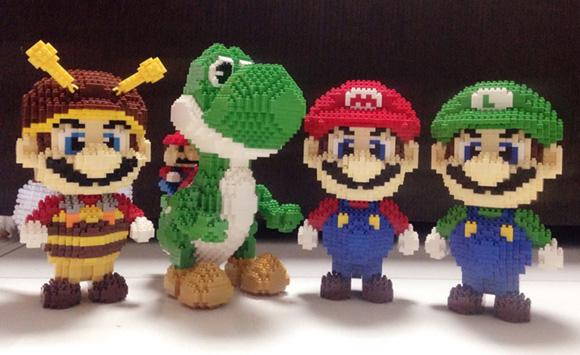 Mini blocos de Construção Super Mário Bros